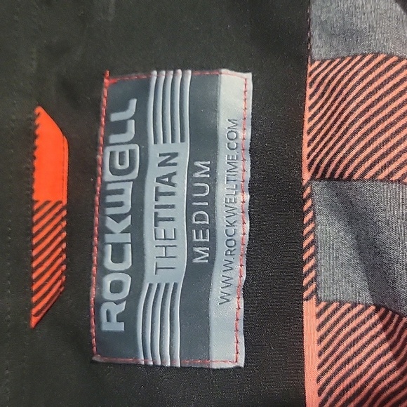 Rockwell Red Plaid Dress Shirt Medium - Picture 2 of 7